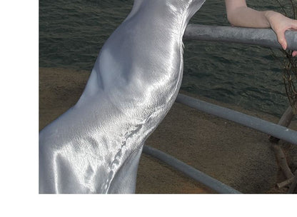 Spaghetti Strap Open Back Plain Maxi Sheath Dress