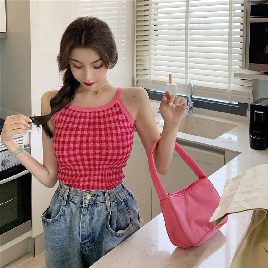 Top Check Cami