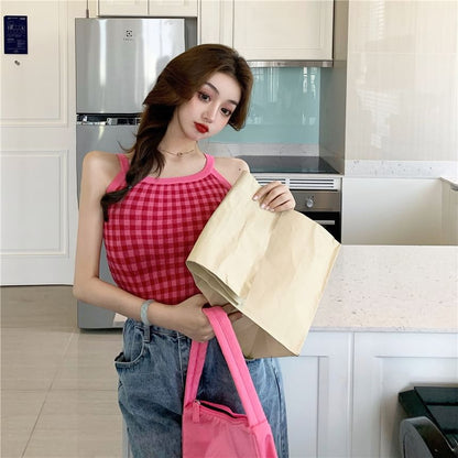 Top Check Cami