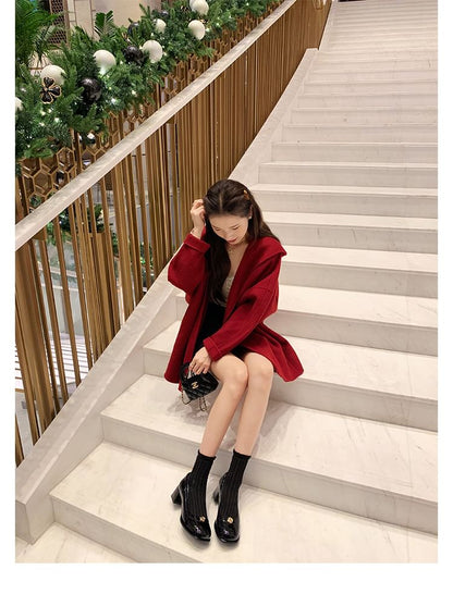 Floral Platform Heel Chunky Pumps