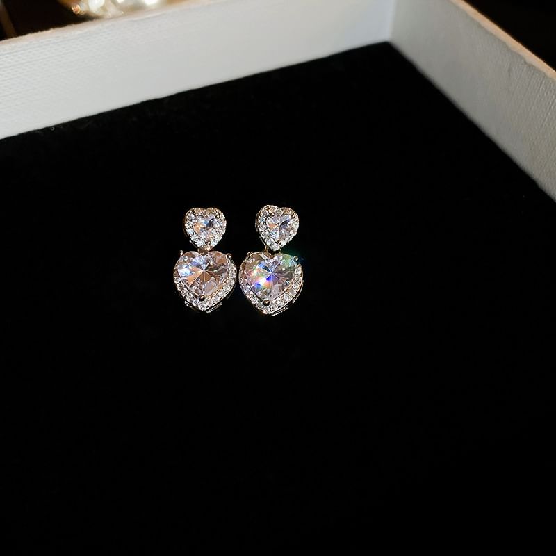 Rhinestone Drop Earring / Stud Earring