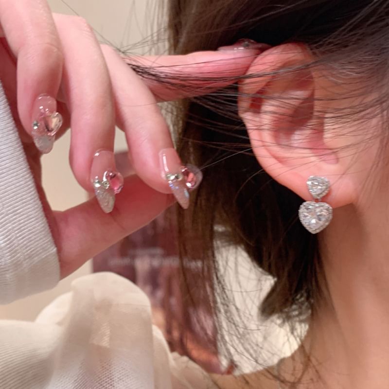 Rhinestone Drop Earring / Stud Earring