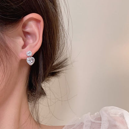 Rhinestone Drop Earring / Stud Earring