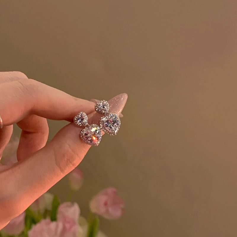 Rhinestone Drop Earring / Stud Earring