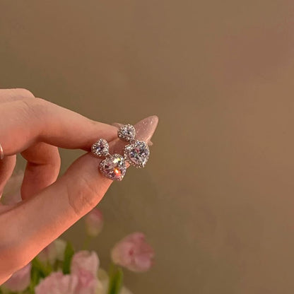 Rhinestone Drop Earring / Stud Earring