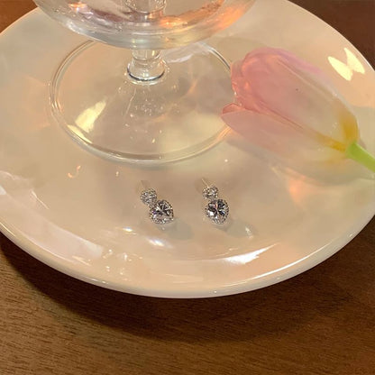 Rhinestone Drop Earring / Stud Earring