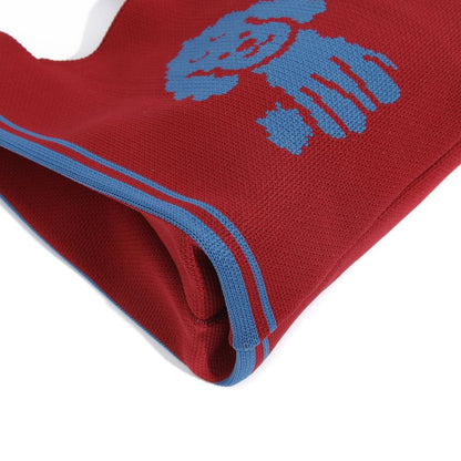 Dog Jacquard Knit Tote Bag