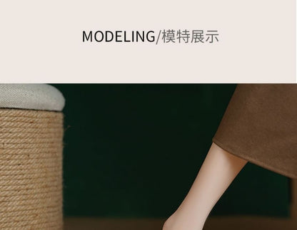 Cutout Low Heel Sandals