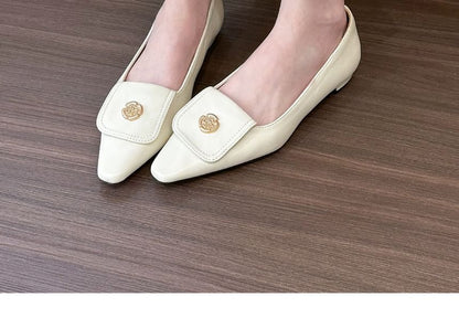Flower Accent Loafers