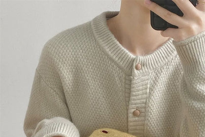 Cardigan Button-Up Plain