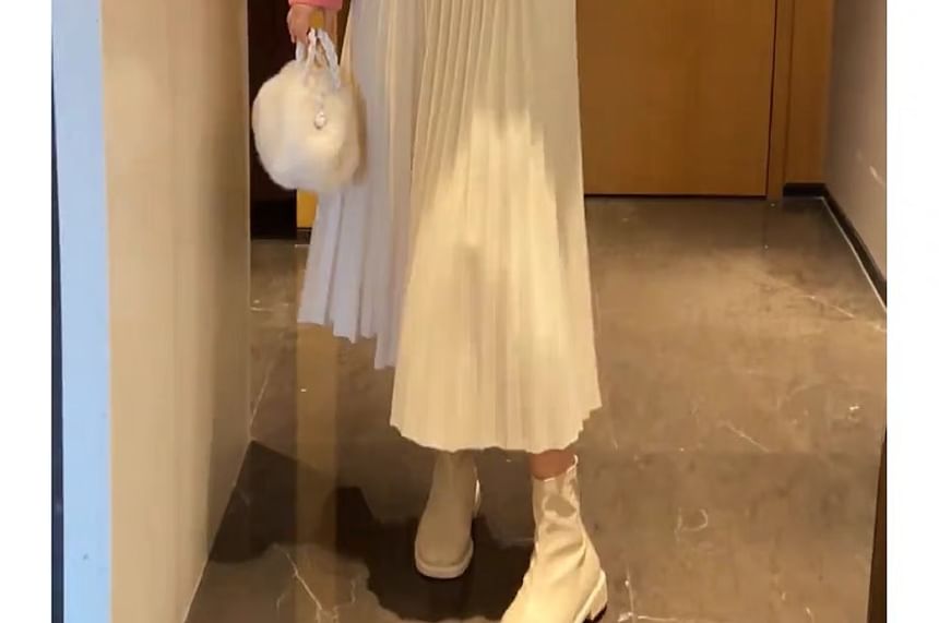 Cardigan Faux Plain Pearl Buttoned