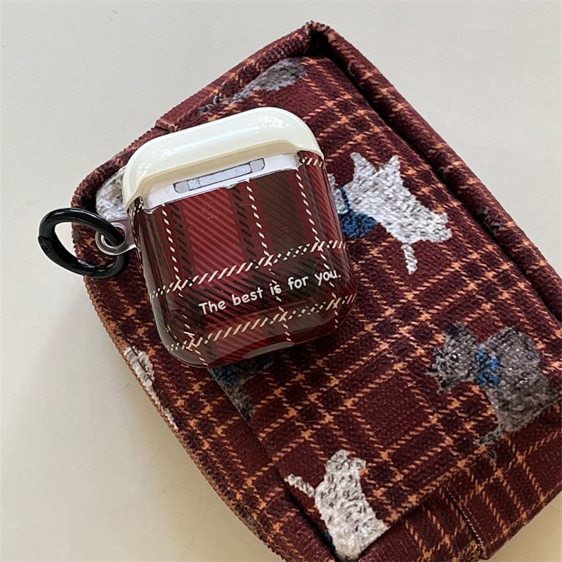 Plaid AirPods / Pro Earphone Case Skin