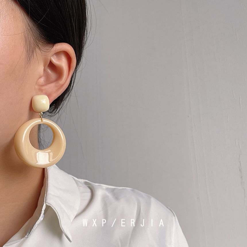 Drop Resin Earring Hoop