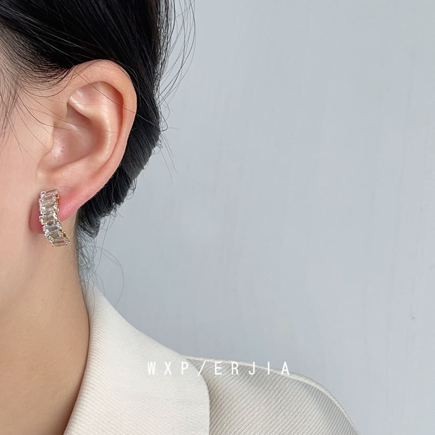 Rhinestone Alloy Cuff Ear