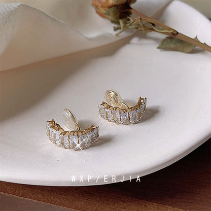Rhinestone Alloy Cuff Ear