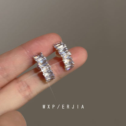 Rhinestone Alloy Cuff Ear