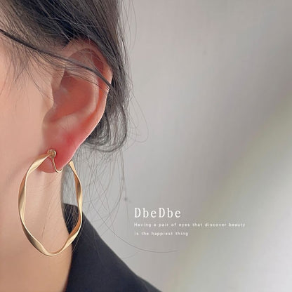 Alloy Cuff Ear Hoop Twisted