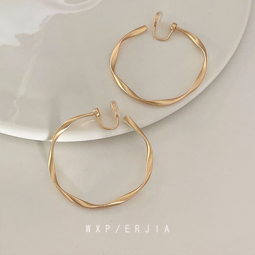 Alloy Cuff Ear Hoop Twisted