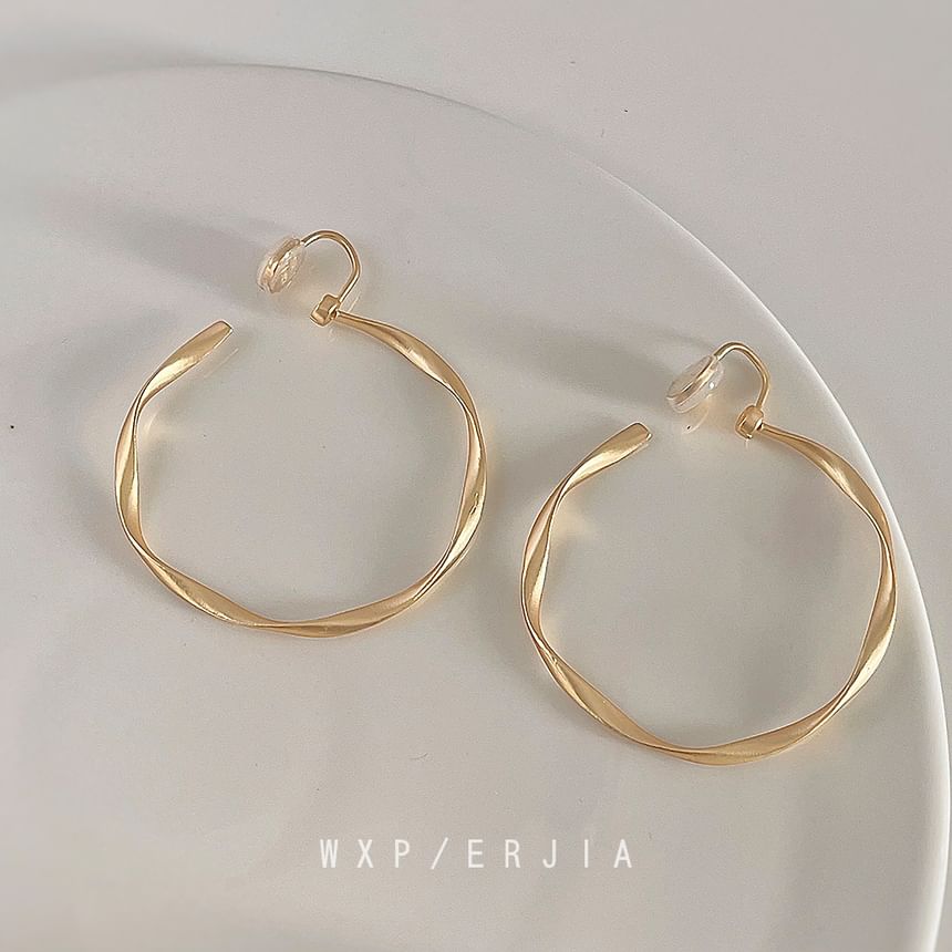 Alloy Cuff Ear Hoop Twisted