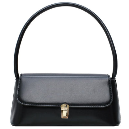 Faux Leather Flap Shoulder Bag