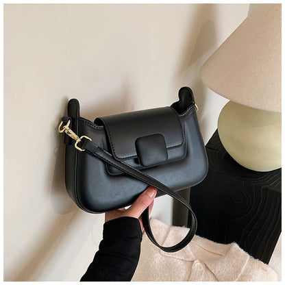 Faux Leather Shoulder Bag