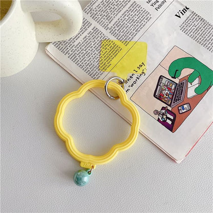 Wavy Hoop Phone Strap with Lanyard Pad