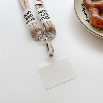 Lettering Phone Lanyard with Lanyard Pad