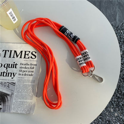 Lettering Phone Lanyard with Lanyard Pad