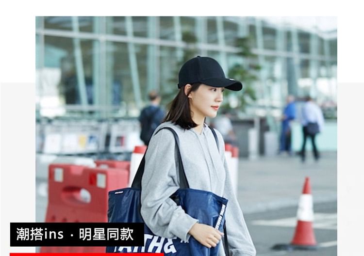 Lettering Wedge Heel Slide Sandals