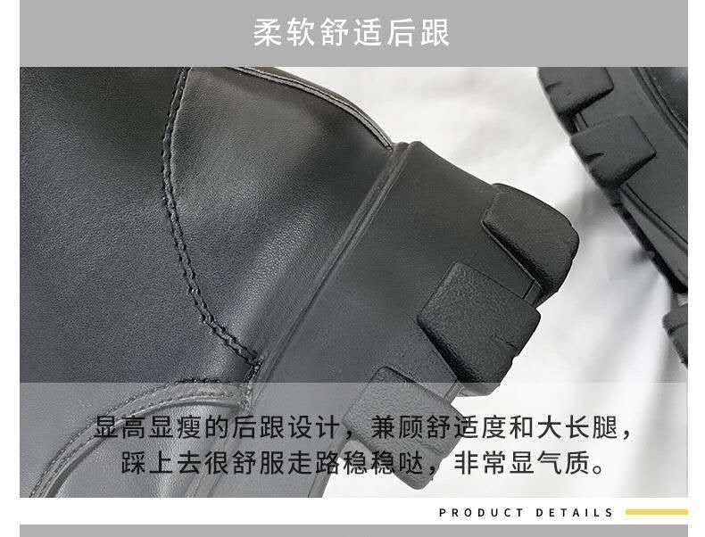 Platform Chunky Heel Lace-Up Short Boots