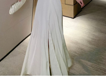 Plain Sleeveless Dress Cutout Maxi A-Line