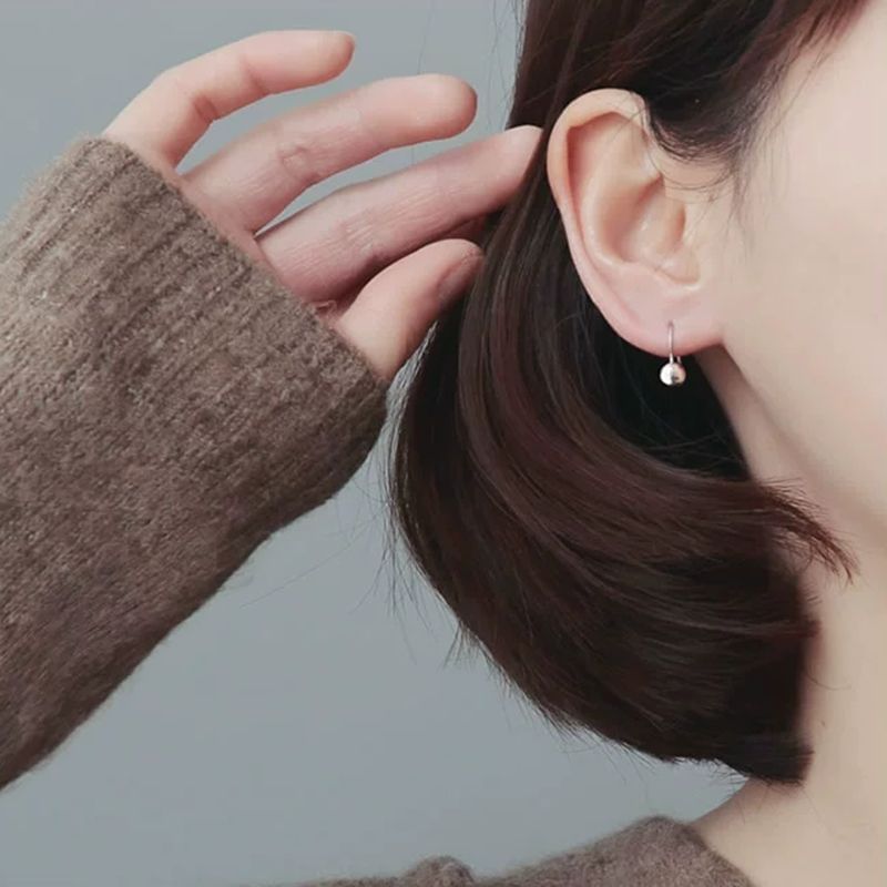 Bead Alloy Drop Earring