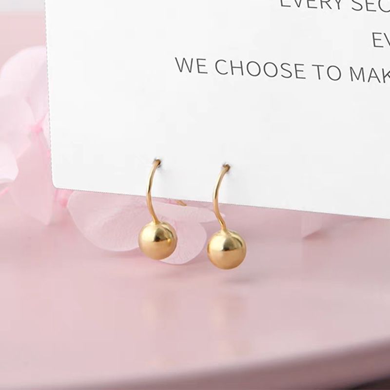 Bead Alloy Drop Earring