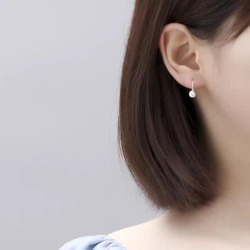 Bead Alloy Drop Earring