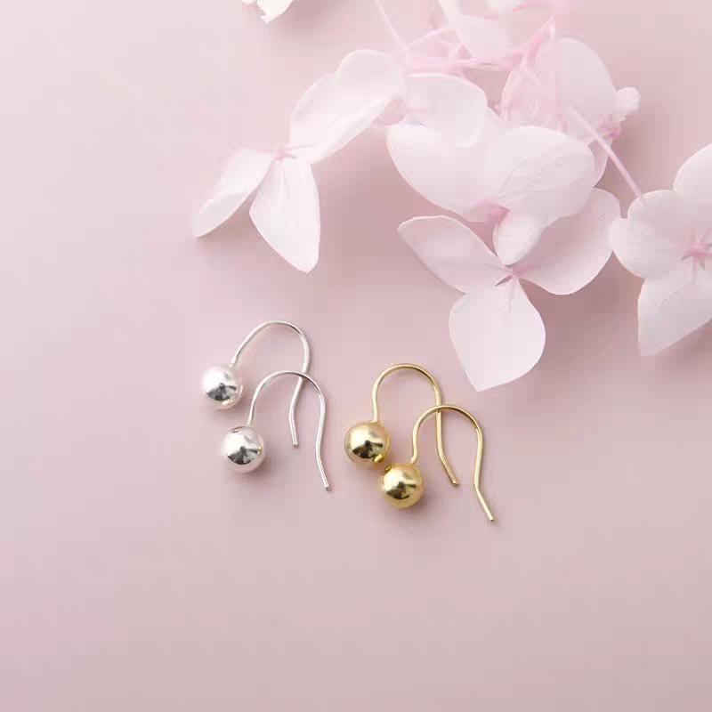 Boucles d'oreilles pendantes en alliage de perles