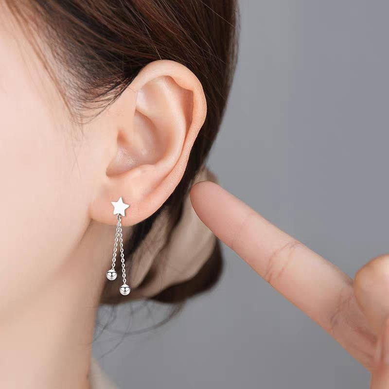 Star Alloy Dangle Earring