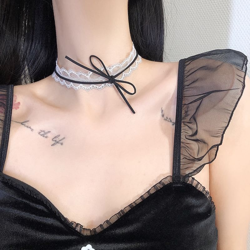 Choker Bow Lace