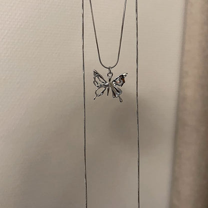 Pendant Butterfly Necklace