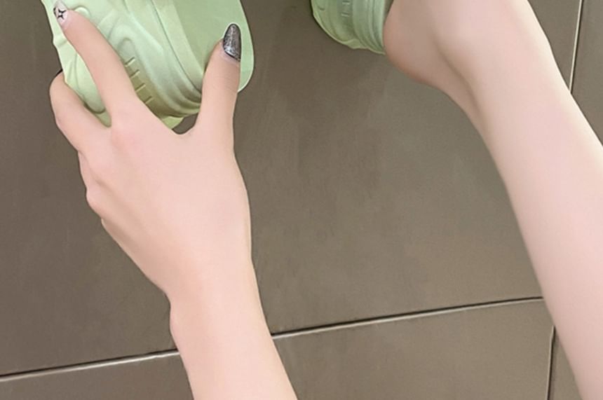 Platform Faux Pearl Sandals