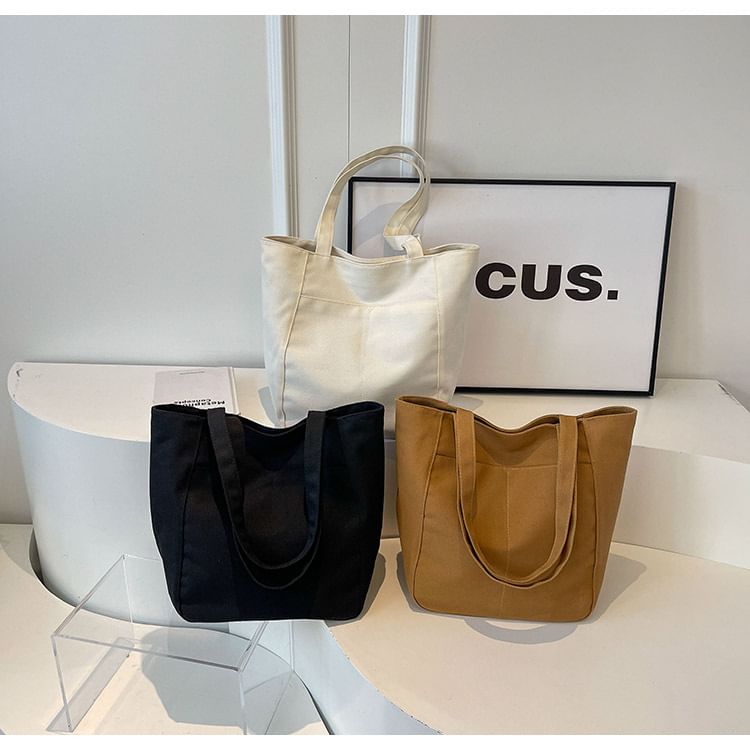 Plain Tote Canvas Bag