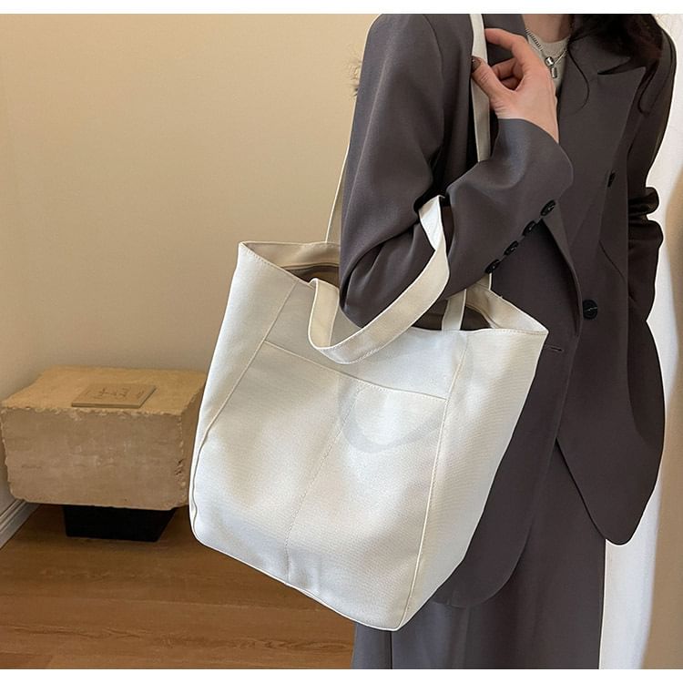 Plain Tote Canvas Bag
