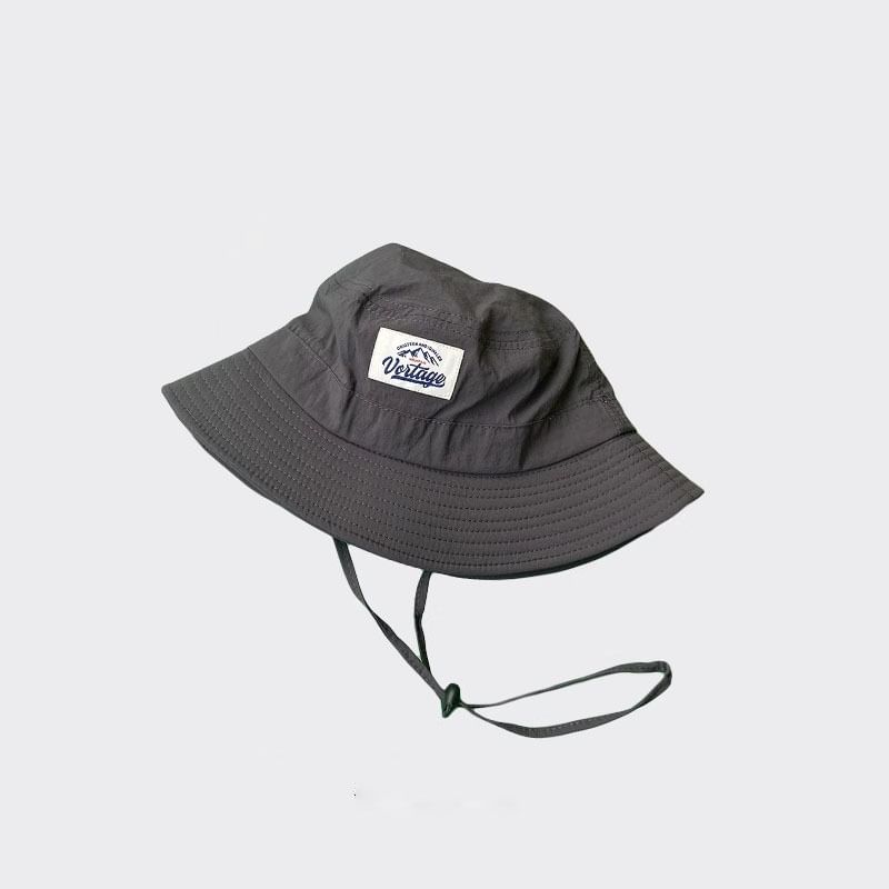 Lettering Applique Bucket Hat