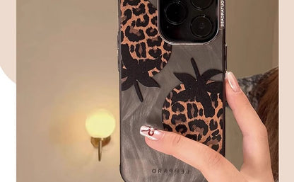 Case Print Leopard Phone