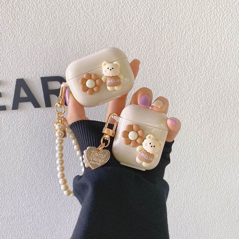 / Pro Floral Skin Earphone AirPods Bear Case