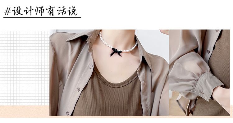 Maternity Set: Thin Strap Midi A-Line Dress + Button-Up Blouse