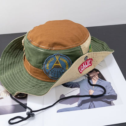 Color Boonie Hat Applique Block