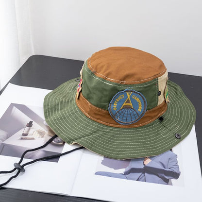 Color Boonie Hat Applique Block