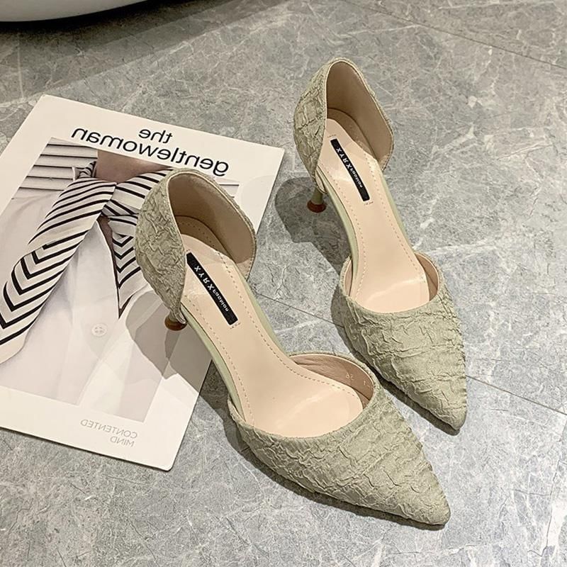 Pointed D'Orsay Stiletto Pumps