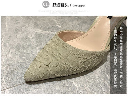 Pointed D'Orsay Stiletto Pumps