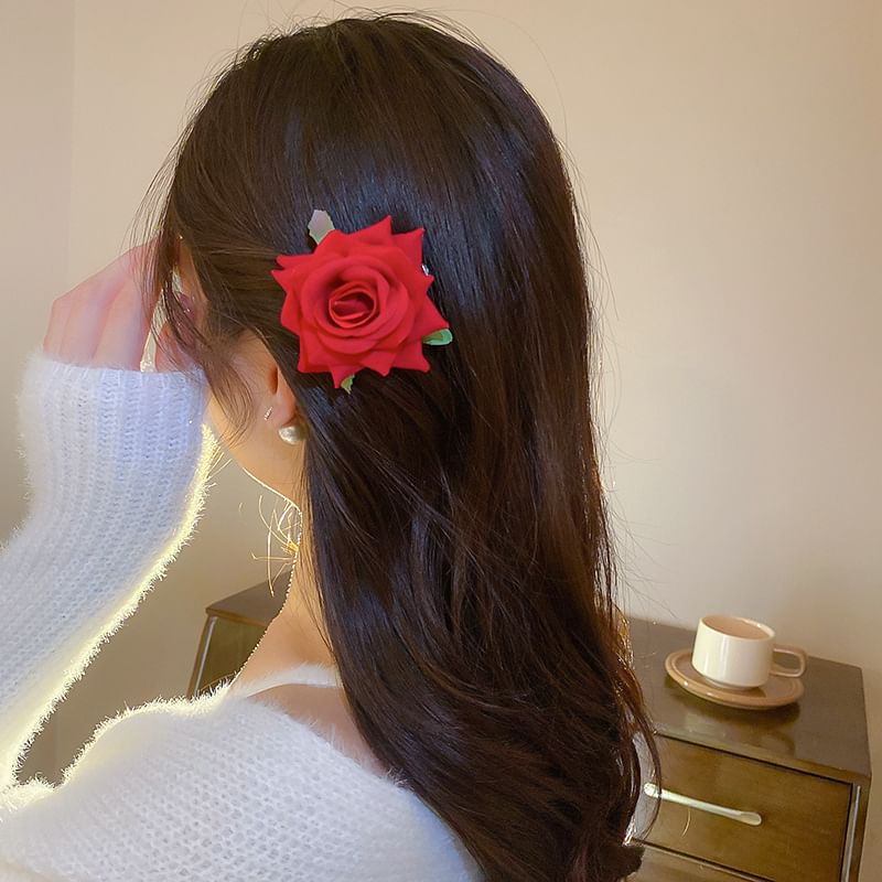 Rose Hair Clip